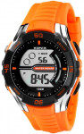 Wytrzymały Zegarek Sportowy XONIX LCD - Wodoszczelność 100M, Stoper, Alarm - Model Męski I Młodzieżowy - Pomarańczowy
