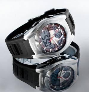 Masywny Wielofunkcyjny Zegarek Sportowy OCEANIC LCD/Analog - Męski I Młodzieżowy