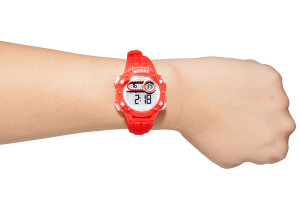 Zegarek Dziecięcy XONIX - Dla Dziewczynki - Czytelny Cyfrowy Wyświetlacz - Wodoszczelny 100m - Wielofunkcyjny - Stoper, Budzik, Timer, Podświetlenie