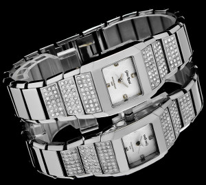 Luxusowy Zegarek Damski Gino Rossi Na Bransoletce Z Delikatnie Tłoczoną Tarczą + Kryształki Swaroskiego