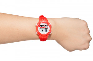 Zegarek Dziecięcy XONIX - Dla Dziewczynki - Czytelny Cyfrowy Wyświetlacz - Wodoszczelny 100m - Wielofunkcyjny - Stoper, Budzik, Timer, Podświetlenie - GIRLS