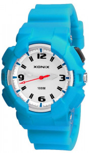 Wytrzymały Zegarek XONIX - Wodoszczelność 100M - Analogowy z Podświetleniem - Damski i Młodzieżowy - Na Każdą Rękę