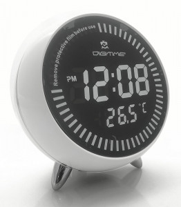 Zegarek Budzik Sieciowy XONIX - Okrągły - Alarm z Funkcją Drzemki - Termometr