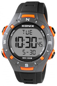 Sportowy Wielofunkcyjny Zegarek XONIX - Podświetlany Ekran - Wodoszczelny - Młodzieżowy / Damski - Czarny