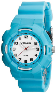 Mały Zegarek Sportowy XONIX – Damski i Dla Dziewczynki  - Wodoszczelność 100m - Wskazówkowy z Podświetleniem – Antyalergiczny 