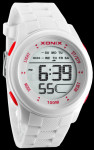Duży Zegarek Sportowy XONIX WR100M - Damski I Dla Dużej Dziewczyny - Biały