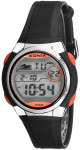 Uniwersalny Zegarek Sportowy XONIX WR100M - Wiele Funkcji - Rozmiar M - Czarno Pomarańczowy