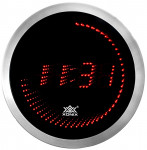 Zegar Cyfrowy Z Sekundnikiem Automatyczna Regulacja Jasności Wyświetlacza - Czerwony