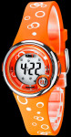 Malusieńki Pomarańczowy Zegarek OCEANIC Bubble - Dla Dziewczynki - Wodoodporny 50m - Elektroniczny - Dtuga Strefa Czasowa