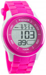 Duży Zegarek Sportowy XONIX WR100M - Damski I Dla Dużej Dziewczyny - Różowy