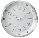 Zegar Ścienny O Niezwykle Dokładnej Podziałce Tarczy - Wykonany Z Aluminium