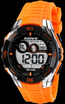 Zegarek Sportowy XONIX - Męski I Dla Chłopaka - Stoper, Timer, Drugi Czas, Alarm, WR100M - Pomarańczowy
