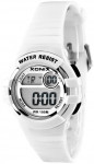 Nieduży Zegarek Sportowy XONIX WR100M - Z Wieloma Funkcjami - Dziecięcy I Młodzieżowy - Biały