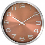 Zegar Ścienny Kwarcowy Wykonany Z Aluminium Czytelna Tarcza z Dużymi Cyframi - 30,4cm Średnicy
