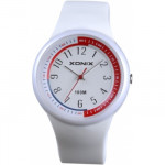 Zegarek Damski Xonix - Syntetyczny Pasek - Asymetryczna Tarcza - Analogowy - Różowy