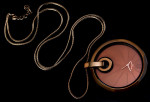 Piękny Okrągły Zegarek JORDAN KERR Na Długim 80 cm Łańcuszku Z Piękną Mieniącą Się Tarczą 