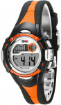 Czarno-pomarańczowy Mały Zegarek Sportowy OCEANIC - Dla Dziewczynki - Wodoodporny 50m - Wielofunkcyjny - Data Alarm Stoper + Pudełko