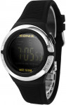 Zegarek Sportowy Damski i Dla Dziewczyny Xonix - Nowoczesny Wygląd - Masa Funkcji - Data, Stoper, Drugi Czas - Czarno Srebrny
