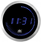 Zegar Cyfrowy Z Sekundnikiem Automatyczna Regulacja Jasności Wyświetlacza - Niebieski
