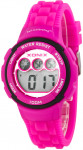 Wodoszczelny 100M Zegarek Sportowy XONIX LCD Self-Calibrating - Ustawiany Androidem/PC - Różowy - Damski i Dla Dziewczynki