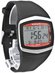 Sportowy Zegarek Xonix - Uniwersalny - Szary Z Pomarańczowym Elementem - Wodoodporny 100m - 8 Alamrów - Stoper z 15 Międzyczasami