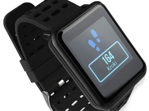 XBLITZ Touch - Uniwersalny Wielofunkcyjny Smartwatch Zegarek Sportowy - Pulsometr, Krokomierz, Ciśnieniomierz, Monitor Snu, Powiadomienia z Telefonu, Pomiar Dystansu - Kolorowy Wyświetlacz 1.3’’ - Wodoszczelny IP68 - Pojemna Bateria