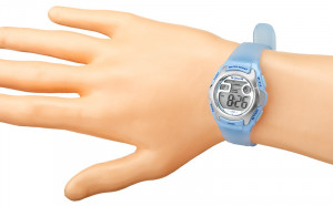 Wodoodporny Zegarek Xonix - Damski i Dla Dziewczynki - Prześwitujący Biały Pasek - Alarm, Stoper, Timer, Podświetlenie