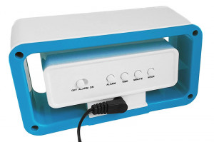 Sieciowy Budzik LED XONIX - 2 Niezależne Porty USB (Ładowanie Urządzeń) - Nowoczesny Model - Funkcja Drzemki