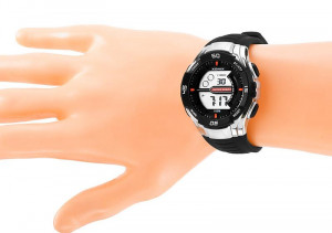 Wytrzymały Zegarek Sportowy XONIX LCD - Wodoszczelność 100M, Stoper, Alarm - Model Męski I Młodzieżowy - Szary