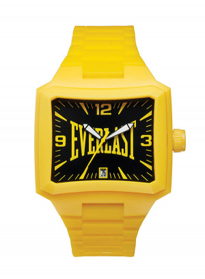 Zegarek Sportowy EVERLAST Sports Fashion 33-216 - Żółty - Wskazówkowy z Datownikiem - Uniwersalny