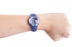 Wielofunkcyjny Zegarek Sportowy XONIX - Dziecięcy / Damski - Wodoszczelny 100m - Czytelny Elektroniczny Wyświetlacz - Podświetlenie Data Stoper Timer Drugi Czas - Różowy - Girls