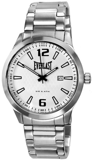 Oryginalny Zegarek Męski Na Bransolecie EVERLAST Stainless Steel + Pudełko - Wyjątkowa Oferta