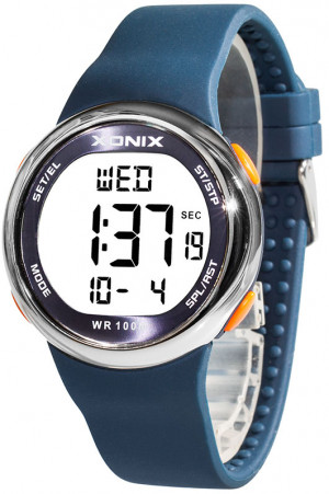 Uniwersalny Zegarek Elektroniczny XONIX ROBUR - Wodoszczelny 100m - Lekki, Sportowy, Wielofunkcyjny - Stoper, Timer, Data, 2xCzas 6 kolorów
