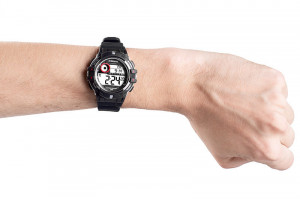 Cyfrowy Uniwersalny Zegarek Wielofunkcyjny XONIX - Wodoszczelny 100m - Sportowy - Rozbudowany Stoper - 100 Międzyczasów z Pamięcią