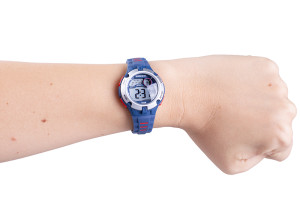 Wielofunkcyjny Zegarek Sportowy XONIX - Dziecięcy / Damski - Wodoszczelny 100m - Czytelny Elektroniczny Wyświetlacz - Podświetlenie Data Stoper Timer Drugi Czas - Granatowy - Boys