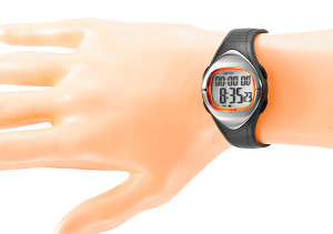 Nieduży Uniwersalny Zegarek Sportowy XONIX - Pulsometr z Pomiarem Przez Palce - Elektroniczny - Wodoszczelny 100m - Wielofunkcyjny - 3x Alarm, 15x Stoper, Timer, Podświetlenie 