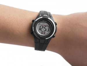 Sportowy Uniwersalny Zegarek MINGRUI - Wielofunkcyjny - Alarm Stoper Datownik Podświetlenie - Czytelny Cyfrowy Wyświetlacz - Czarny
