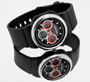 Nieduży Wielofunkcyjny Zegarek Sportowy XONIX WR100M LCD/Analog - Uniwersalny Młodzieżowy I Dziecięcy