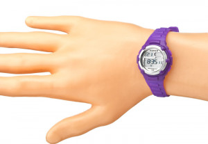 Nieduży Zegarek XONIX - Sportowy Design - Wodoszczelność 100M, Stoper, Timer, Alarm, 2x Czas - Uniwersalny - Niebieski