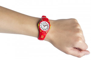 Uniwersalny Zegarek XONIX - Damski, Dla Dziewczynki i Chłopca - Małych Rozmiarów, Pasuje Na Każdą Rękę - Wskazówkowy z Podświetleniem - Wodoszczelny 100m - Niebieski z Białą Tarczą - WYSOKA JAKOŚĆ