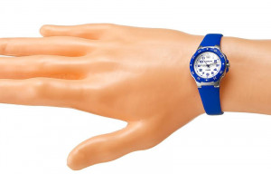 Granatowy, Sportowy Zegarek Analogowy Xonix - Podświetlana Tarcza, Wodoszczelność 100m - Damski Dla Dziewczynki i Chłopca - Antyalergiczny