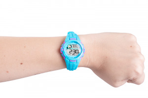 Cyfrowy Zegarek XONIX Damski i Uniwersalny Dziecięcy - Wodoszczelny 100m - Sportowy - Wielofunkcyjny - Budzik Timer Stoper Podświetlenie - CZARNY