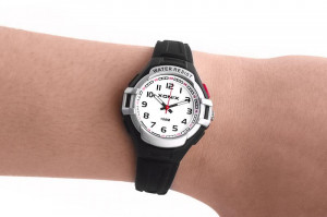 Mały Różowy Zegarek XONIX - Wodoodporny 100m - Damski, Dla Dziewczynki i Nastolatki - Wskazówkowy z Podświetleniem - Antyalergiczny