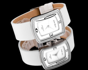 Subtelnie Elegancki Uniwersalny Zegarek Gino Rossi z Kwadratową Tarczą - Biały