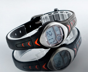 Mały Zegarek Dla Dziewczynki XONIX - Wodoszczelność 100M, Stoper, Alarm, Timer, Data - Śliczny Czarny Kolor