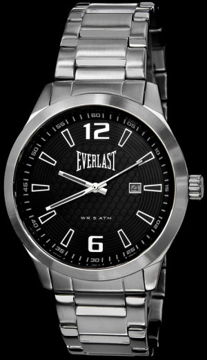 Oryginalny Zegarek Męski Na Bransolecie EVERLAST Stainless Steel + Pudełko - Wyjątkowa Oferta