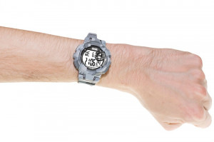 Nieduży Uniwersalny Zegarek OCEANIC WR100m Pokryty Wzorem Moro - Elektroniczny - Sportowy - Wielofunkcyjny - Podświetlenie, Stoper, Timer, Data, 2xCzas - Kamuflaż WZ93 - MILITARY