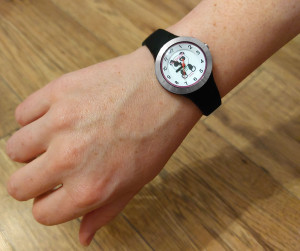 Zegarek XONIX Dla Dziewczynki - Wskazówkowy - Do Nauki Godzin - Podświetlana Tarcza z Pandą - Wodoodporny - Kolor Granatowy