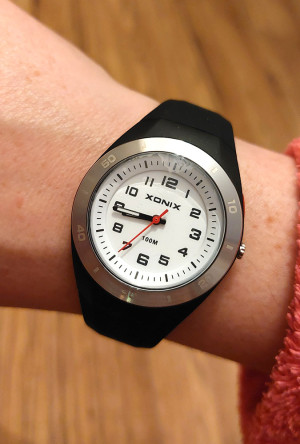 Zegarek XONIX Dla Dziewczynki / Damski - Czytelny Wskazówkowy z Podświetleniem - Wodoszczelny 100m - Kolor Różowy