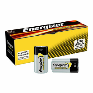Bateria Alkaliczna Energizer LR20 Industrial 1,5V / MN1300, LR20/E95, 4020, KD, LR20(813), AM1